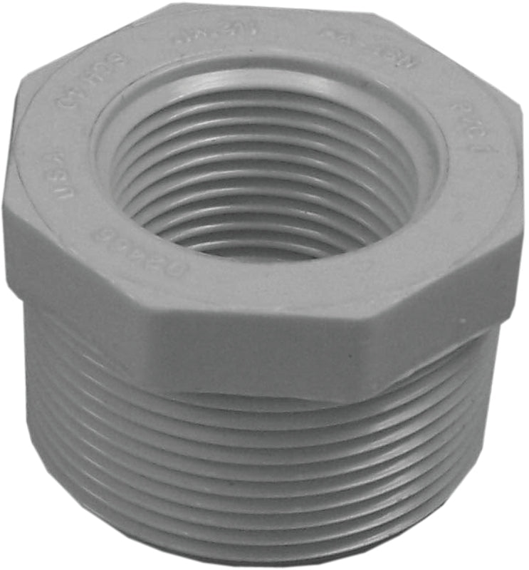 IPEX IPEX 435708 Reducing Bushing, 1-1/2 x 1 in, MPT x FPT, White, SCH 40 Schedule, 150 psi Pressure