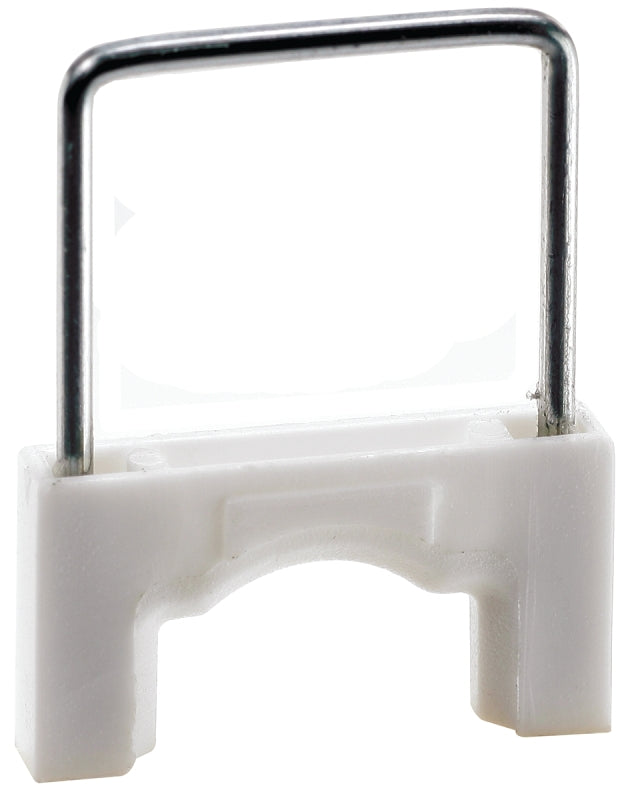 GB Gardner Bender MPS-2100 Cable Staple, 3/8 in W Crown, 7/8 in L Leg, Metal/Plastic