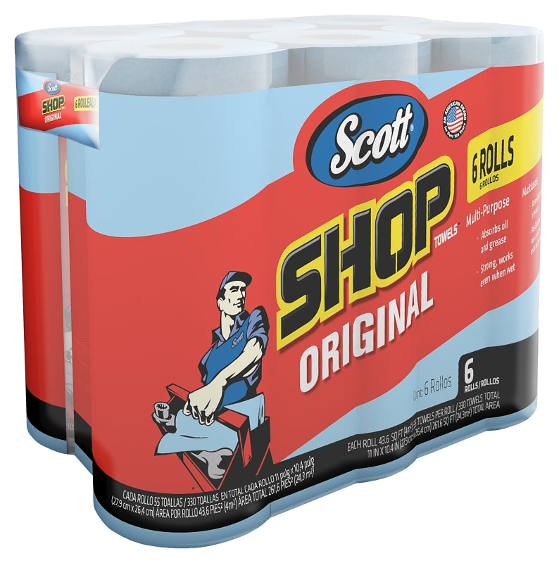 SCOTTS Scott 75180 Shop Towel, 11 in L, 13-1/4 in W CLEANING & JANITORIAL SUPPLIES SCOTTS   