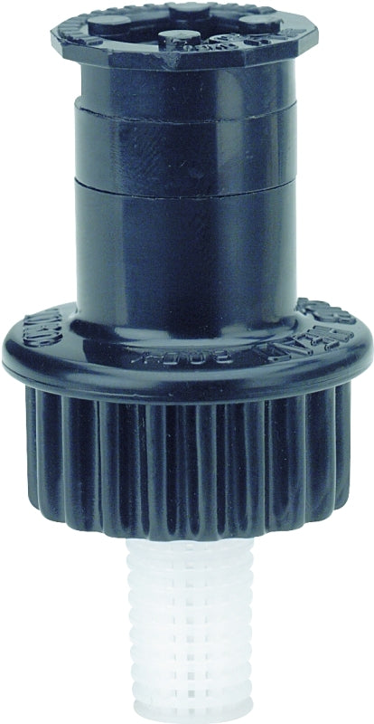 TORO Toro 53113 Spray Sprinkler, Black, Part-Circle, 1/2 in Connection, 5 to 15 ft, 27 deg Nozzle Trajectory, Spray Nozzle