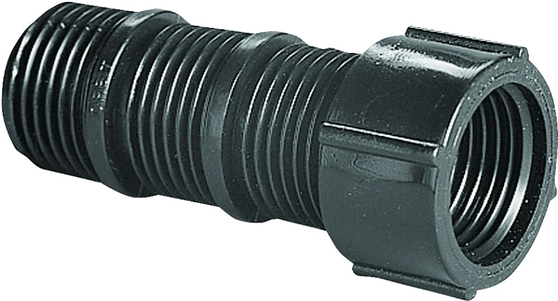 ORBIT IRRIGATION PRODUCTS Orbit 37017 Cut-Off Riser Extension, 1/2 in Connection, 2-1/2 in L, FPT x MIPT, Polyethylene, Black