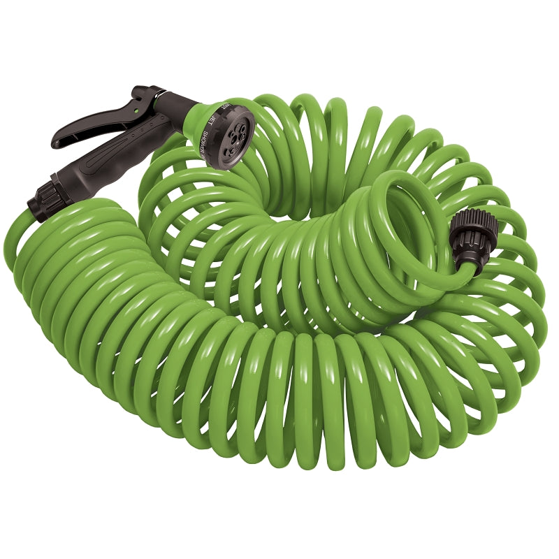ORBIT IRRIGATION PRODUCTS Orbit Irrigation Products 27389 Coil Hose and Nozzle Set, 50 ft L, Green HOUSEWARES ORBIT IRRIGATION PRODUCTS