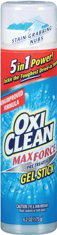 OXI CLEAN Oxiclean Max Force 51355 Stain Remover, 6.2 oz, Gel, Blue