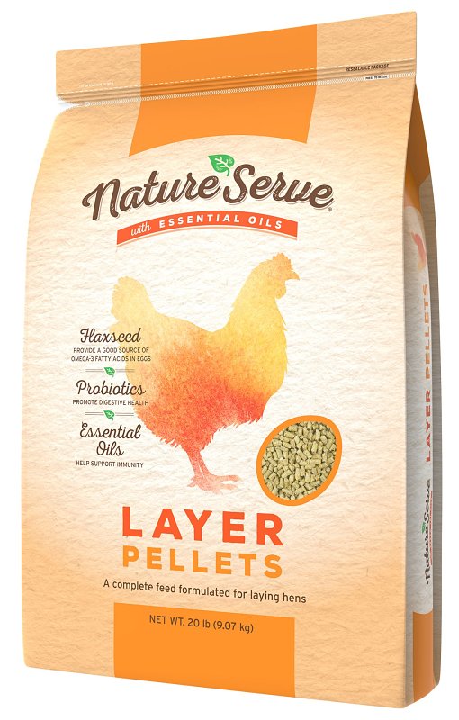 NATURESERVE NatureServe 104020 Layer Pellet, Pellet, 20 lb Bag