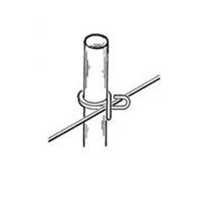 PARKER MCCRORY MFG. Parmak 708 Rod Post, 72 in OAH, Fiberglass, White