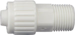 FLAIR-IT Flair-It 16868 Tube to Pipe Adapter, 1/2 x 3/4 in, PEX x MPT, PEX-A, PEX-B, Polyoxymethylene, White LAWN & GARDEN FLAIR-IT