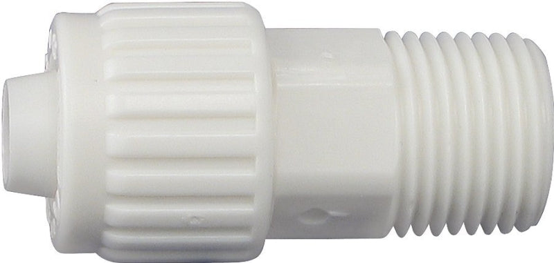 FLAIR-IT Flair-It 16868 Tube to Pipe Adapter, 1/2 x 3/4 in, PEX x MPT, PEX-A, PEX-B, Polyoxymethylene, White LAWN & GARDEN FLAIR-IT