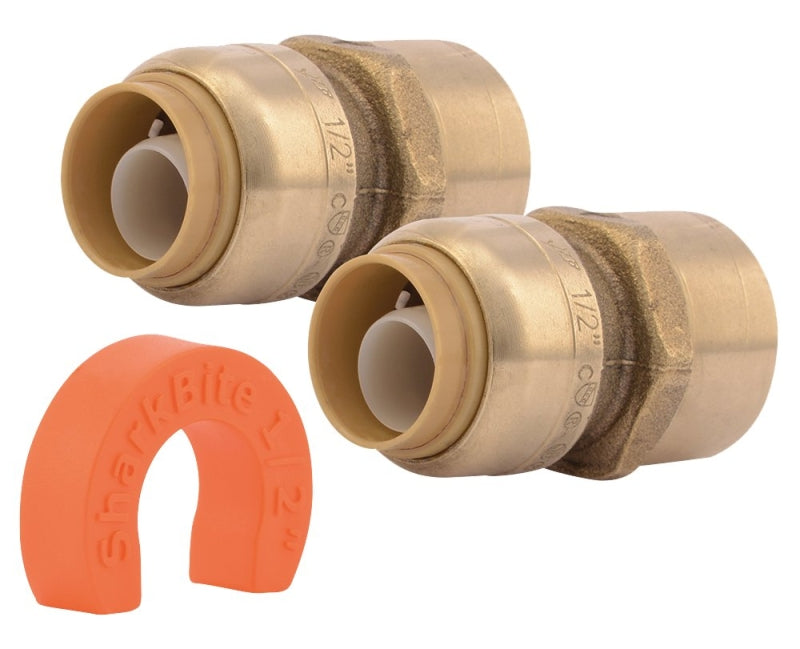 SHARKBITE SharkBite 22604LF Water Heater Installation Kit, Specifications: 200 deg F Temperature, 200 psi Pressure, Brass PLUMBING, HEATING & VENTILATION SHARKBITE