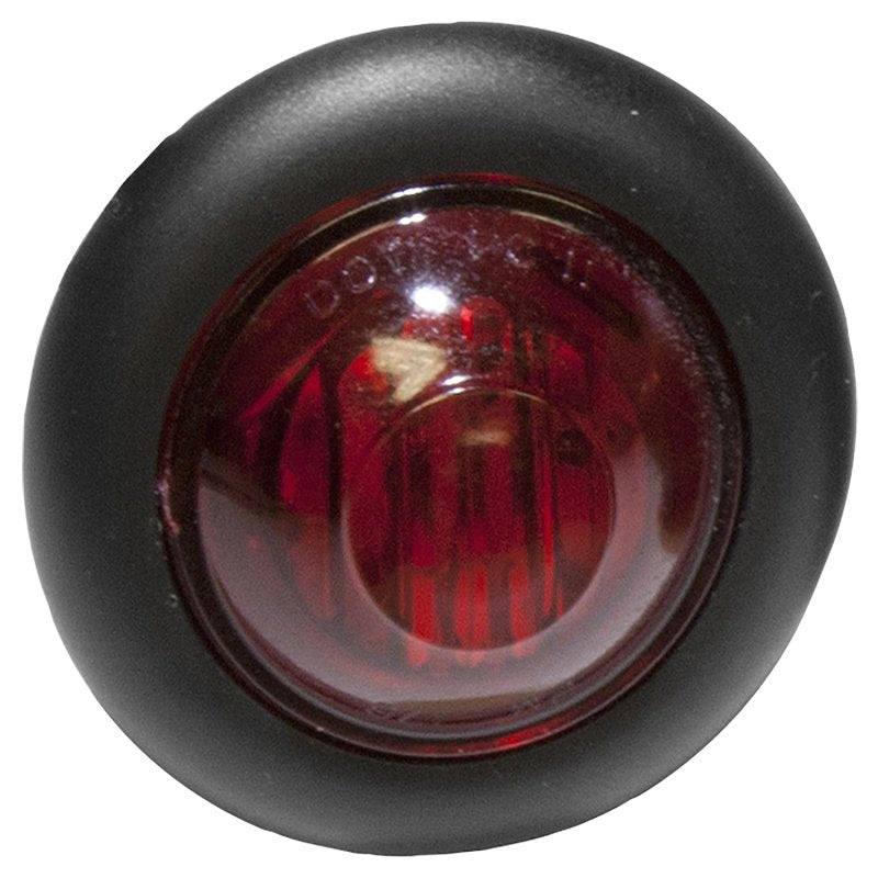PETERSON MFG PM V181R-BT2 Marker Light, 9/16 V, LED Lamp, Red Lens, Grommet