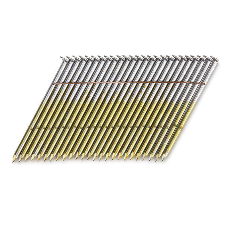 PRO-FIT ProFIT 634270 Framing Nail, 3 in L, 11 ga, Stainless Steel, Hot-Dip Galvanized, Offset Round Head, Ring Shank