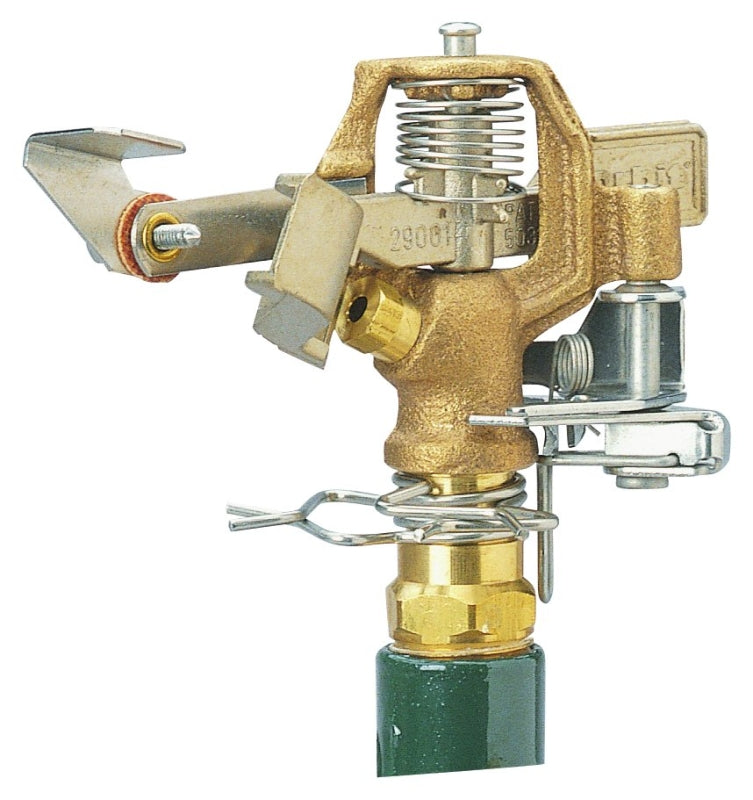 ORBIT IRRIGATION PRODUCTS Orbit WaterMaster 55032 Impact Sprinkler with Single Nozzle, 1/2 in Connection, 20 to 40 ft, Brass LAWN & GARDEN ORBIT IRRIGATION PRODUCTS