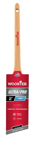 WOOSTER BRUSH Wooster 4181-2 Paint Brush, 2 in W, 2-7/16 in L Bristle, Nylon/Polyester Bristle, Sash Handle PAINT WOOSTER BRUSH
