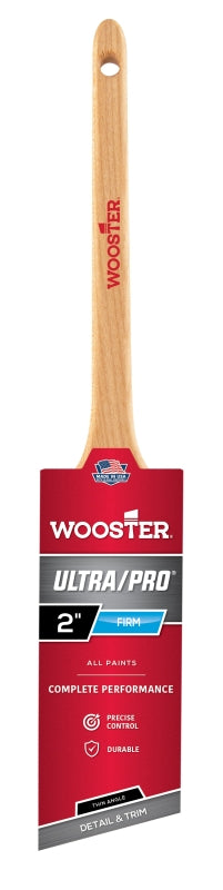 WOOSTER BRUSH Wooster 4181-2 Paint Brush, 2 in W, 2-7/16 in L Bristle, Nylon/Polyester Bristle, Sash Handle PAINT WOOSTER BRUSH