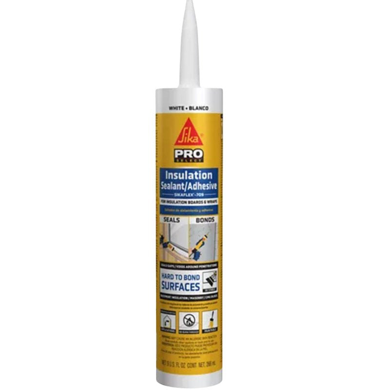 SIKA Sikaflex 828283 Insulation Sealant and Adhesive, White, 9 fl-oz Cartridge PAINT SIKA