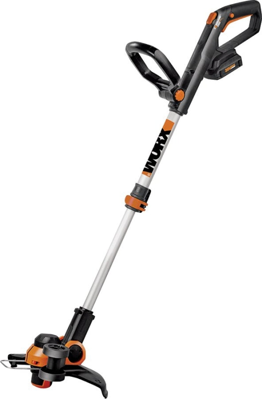 WORX Worx WG163 String Trimmer/Edger, 20 V, 37.8 in L Shaft, Black/Orange/Silver
