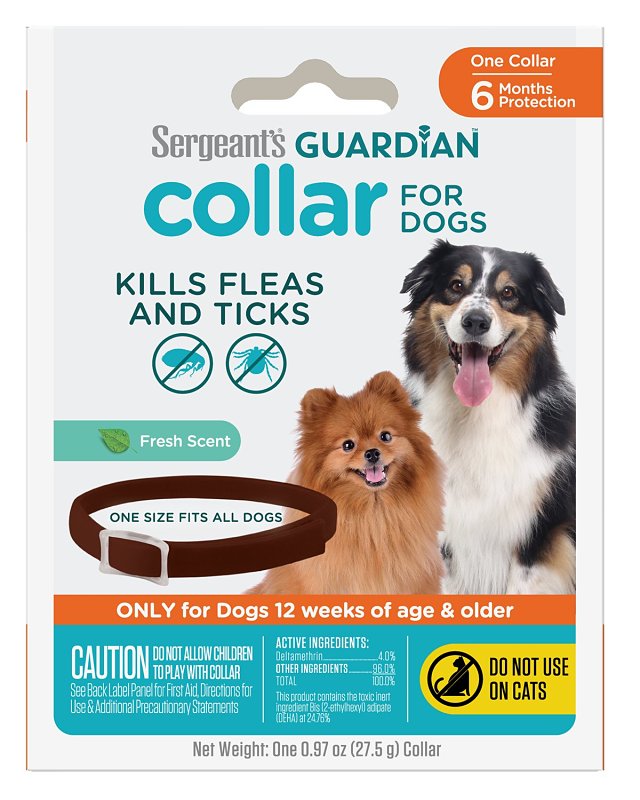 SERGEANT'S PetArmor 126 Flea and Tick Collar, One-Size, Lasts up to: 6 months