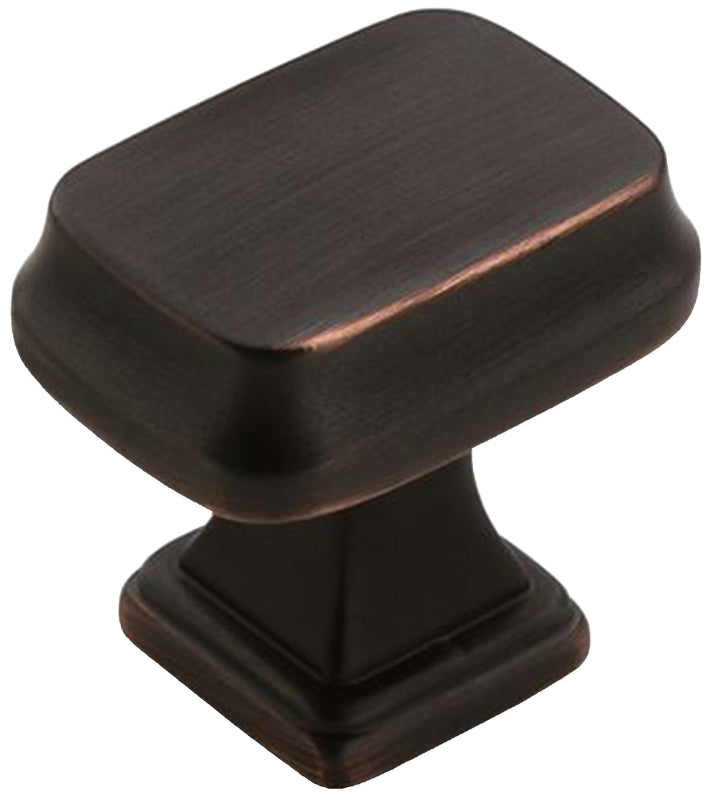 AMEROCK Amerock Revitalize Series BP55340ORB Cabinet Knob, 1-3/16 in Projection, Zinc, Oil Rubbed Bronze