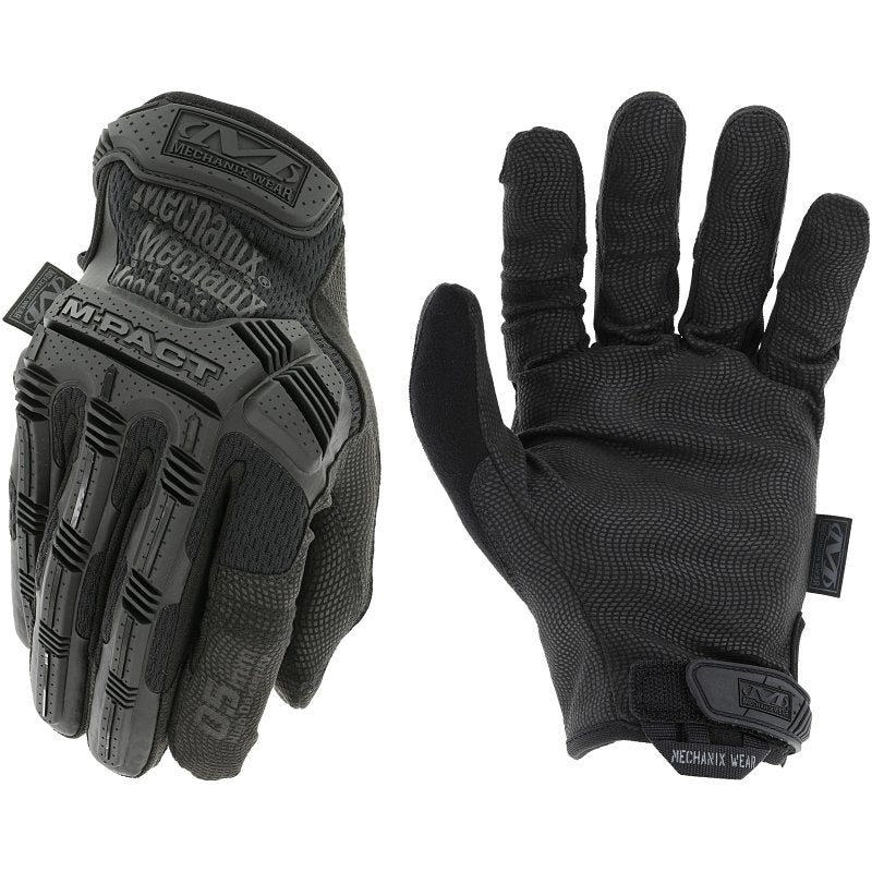 MECHANIX WEAR Mechanix Wear M-Pact Series MPSD-55-010 Tactical Gloves, L, Full, Sweat Wipe Thumb, Hook and Loop Cuff, Covert
