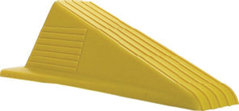 SHEPHERD Shepherd Hardware 3763 Wedge Door Stop, Yellow, Rubber HARDWARE & FARM SUPPLIES SHEPHERD