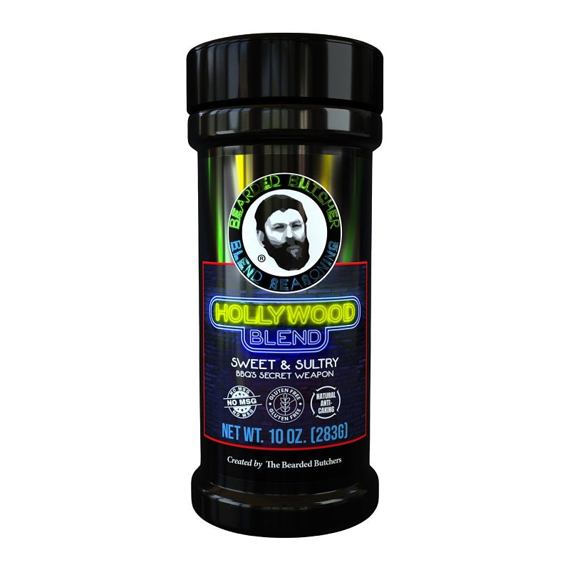 BEARDED BUTCHER Bearded Butcher BB-4117 Seasoning, Hollywood Blend, 10 oz Shaker Can