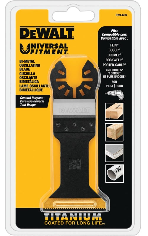 DEWALT DEWALT DWA4204 Oscillating Blade, 1-3/4 in, Titanium TOOLS DEWALT