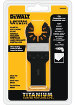 DEWALT DEWALT DWA4209 Oscillating Blade, 1-1/4 in, Titanium TOOLS DEWALT