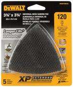 DEWALT DEWALT DWASPTRIM120 Mesh Sandpaper, 120 Grit, Fine, Silicone Carbide Abrasive, 3-3/4 in L