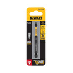 DEWALT DEWALT FlexTorq DWAF3SQ2IR Impact Screwdriver Bit, #2 Drive, Square Drive, 1/4 in Shank, Hex Shank, 3-1/2 in L, Steel TOOLS DEWALT