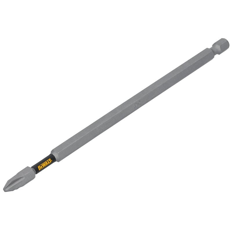 DEWALT DEWALT TOUGHGRIP DWAF6PH2TG1 Screwdriver Bit, #2 Drive, Phillips Drive, 1/4 in Shank, Hex Shank, 6 in L, Steel TOOLS DEWALT