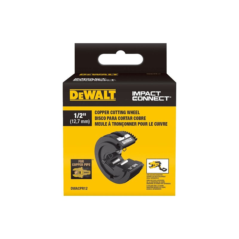 DEWALT DEWALT IMPACT CONNECT Series DWACPR12 Copper Cutting Wheel, 1/2 in Dia APPLIANCES & ELECTRONICS DEWALT