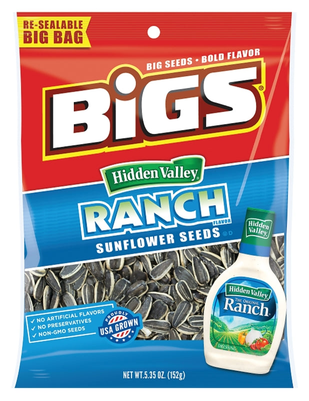 BIGS� Bigs TFL55005 Sunflower Seed, Zesty Ranch, 5.35 oz HOUSEWARES BIGS�