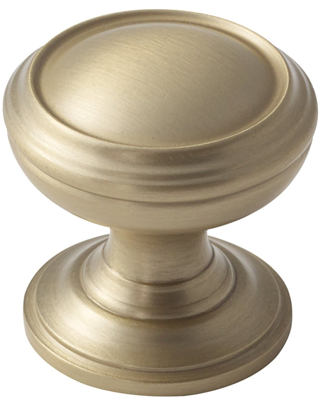 AMEROCK Amerock Revitalize Series BP55342BBZ Cabinet Knob, 1-1/4 in Projection, Zinc, Golden Champagne