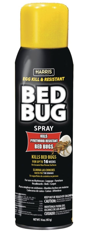 P.F. HARRIS MANUFACTURING Harris BLKBB-16A Bed Bug Killer, Liquid, Spray Application, 16 oz LAWN & GARDEN P.F. HARRIS MANUFACTURING