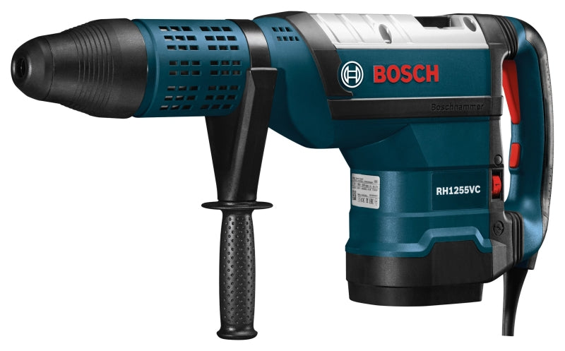 BOSCH Bosch RH1255VC Rotary Hammer, 15 A, Keyless Chuck, 1000 to 2150 bpm, 14.1 ft-lb Impact Energy