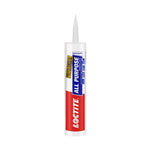 LOCTITE Loctite 2154751 Adhesive Caulk, 10 oz, White, 24 hr to 2 weeks Curing, 40 to 100 deg F Cartridge PAINT LOCTITE