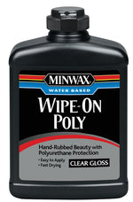 MINWAX Minwax 409170000 Wipe-On Poly Paint, Liquid, Clear, 1 pt, Can PAINT MINWAX