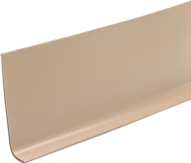 M-D M-D 75259 Wall Base, 4 ft L, 4 in W, Vinyl, Desert Beige
