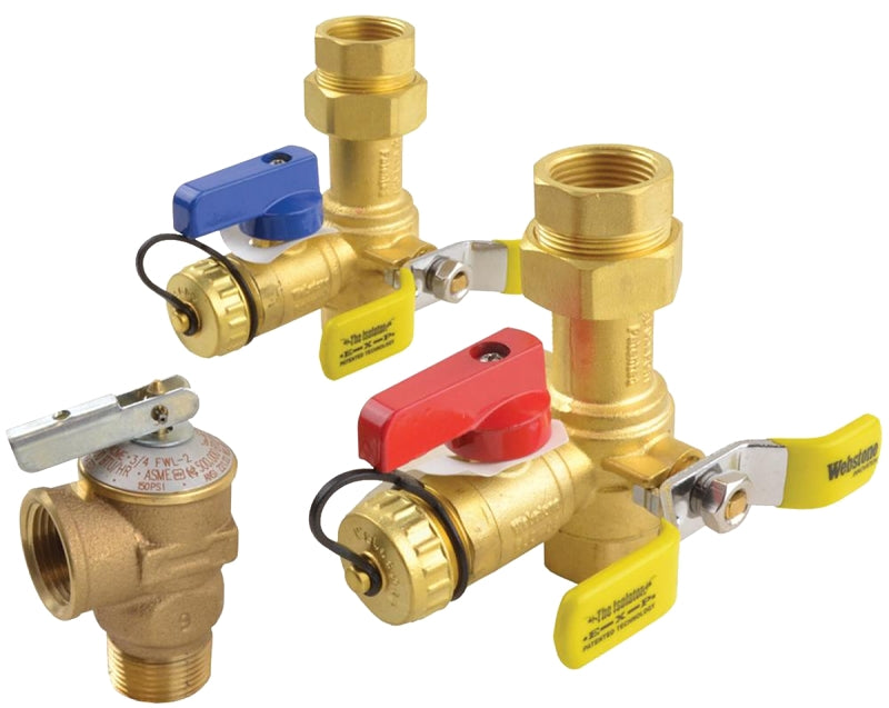 RICHMOND Richmond 0960617 Tankless Service Valve Kit, Brass PLUMBING, HEATING & VENTILATION RICHMOND