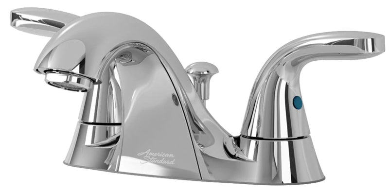 AMERICAN STANDARD American Standard Cadet Suite 9091201.002 Series Centerset Bath Faucet, Low Arc Spout, Polished Chrome, 4-5/16 in, Metal PLUMBING, HEATING & VENTILATION AMERICAN STANDARD