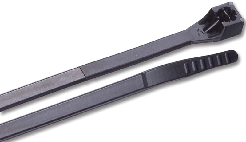 GB Gardner Bender 47-121UVB Cable Tie, 6 in Max Bundle Dia, Nylon, Black, 21 in L, 3/BAG