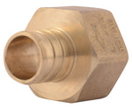 SHARKBITE SharkBite UC088LFA5 Pipe Adapter, 3/4 in, Barb x FNPT, PEX-A, Brass, 80 to 160 psi Pressure PLUMBING, HEATING & VENTILATION SHARKBITE