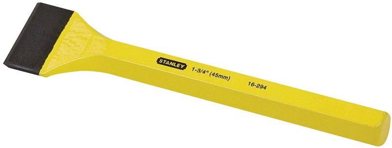 STANLEY-FATMAX Fatmax FMHT16423 Mason's Chisel, 1-3/4 in W Blade, 7-1/2 in OAL, Steel Blade, Steel Handle