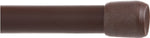 KENNEY Kenney KN621 Spring Tension Rod, 5/8 in Dia, 48 to 75 in L, Metal, Chocolate