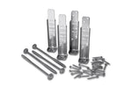 SIMPSON STRONG-TIE Simpson Strong-Tie DTT DTT1Z-KT Deck Tension Tie Kit, 7-1/8 in L, 1-1/2 in W, Steel, ZMAX