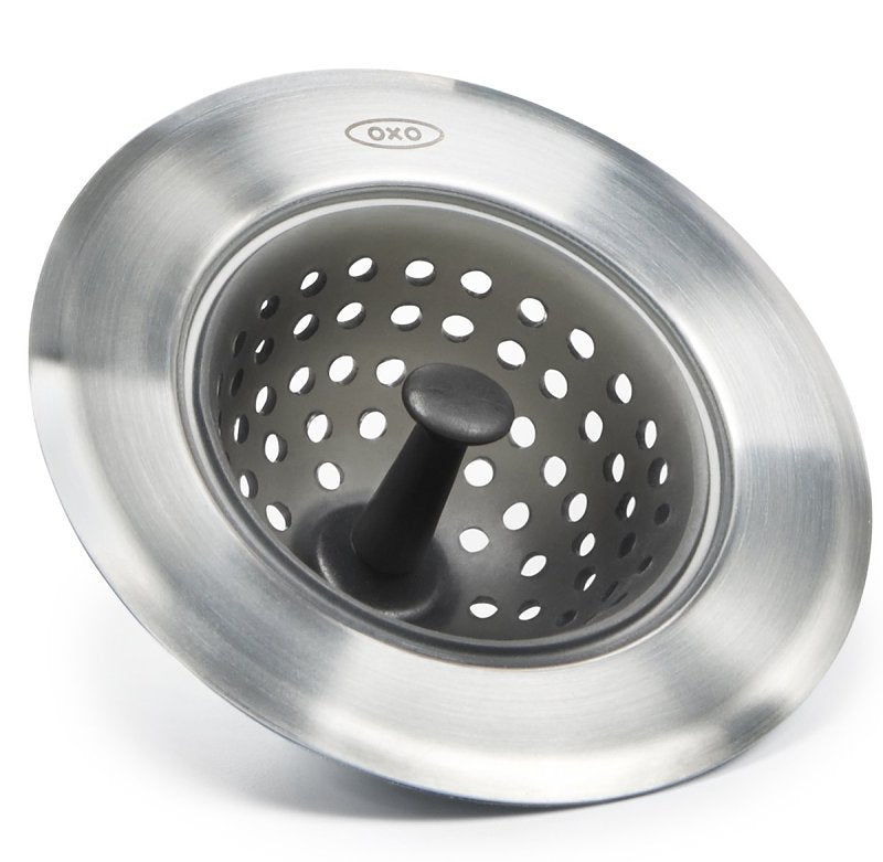OXO INTERNATIONAL Good Grips 1308200 Sink Strainer, Silicone/Stainless Steel PLUMBING, HEATING & VENTILATION OXO INTERNATIONAL