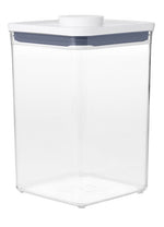 OXO INTERNATIONAL Good Grips POP 11233500 Food Container, 4.4 qt Capacity, Plastic, Clear, 6-1/2 in L, 6-1/2 in W, 9-1/2 in H HOUSEWARES OXO INTERNATIONAL
