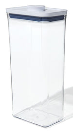 OXO INTERNATIONAL Good Grips POP 11234400 Food Container, 3.7 qt Capacity, Plastic, Clear, 6-1/2 in L, 4.3 in W, 12.6 in H HOUSEWARES OXO INTERNATIONAL