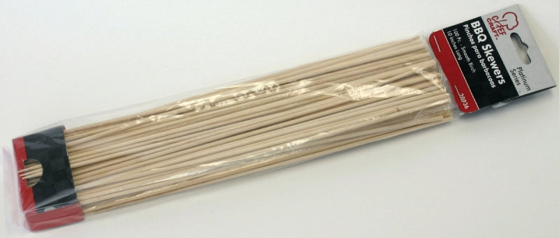 CHEF CRAFT Chef Craft 20936 Birch Skewer, 10 in OAL, Wood Head