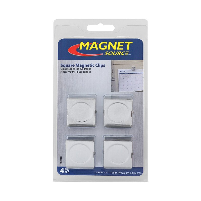 MASTER MAGNETICS Magnet Source 08018 Small Magnetic Clip, 1-3/8 in L, 1-1/8 in W HOUSEWARES MASTER MAGNETICS