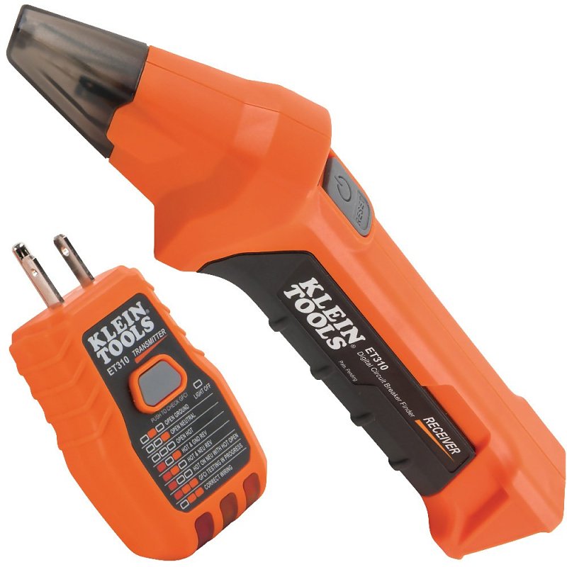 KLEIN Klein Tools ET310 Circuit Breaker Finder, 90 to 120 VAC, Digital Display ELECTRICAL KLEIN